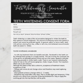 Flyer Formulario de presupuesto de consentimiento modern