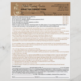 Flyer Formulario de renuncia de consentimiento de respon