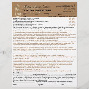 Flyer Formulario de renuncia de consentimiento de respon