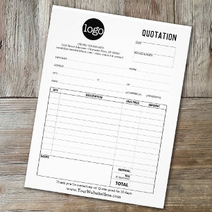 Flyer Formulario Oferta comercial, factura o recibo de v