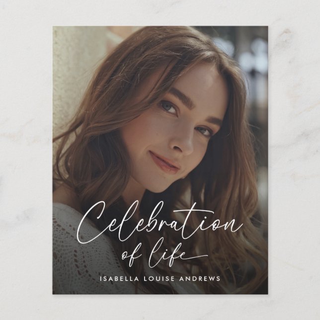 Flyer Foto conmemorativa del presupuesto - Celebración m (Frente)