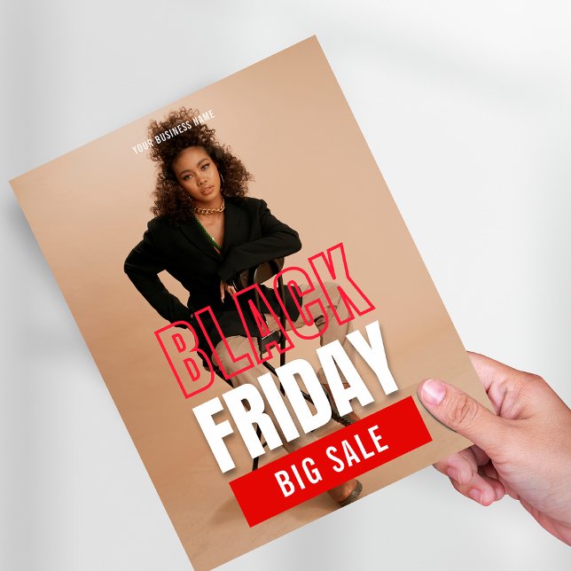 Flyer Foto de Black Friday Big Sale Product Promo (Photo Black Friday Big Sale Product Promo Flyer)