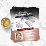 Flyer Foto de borde de oro del servicio de notario móvil<br><div class="desc">Aviso móvil y agente de firma de préstamo - Folletos fotográficos profesionales.</div>