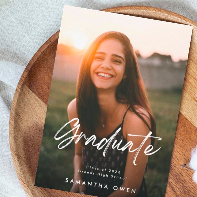 Flyer Foto de Invitación de graduación personalizable de (Subido por el creador)