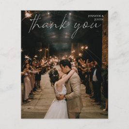 Flyer Foto de presupuesto Escritura a mano moderna de Mo