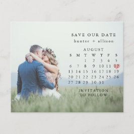 Flyer Foto de presupuesto Guardar la fecha