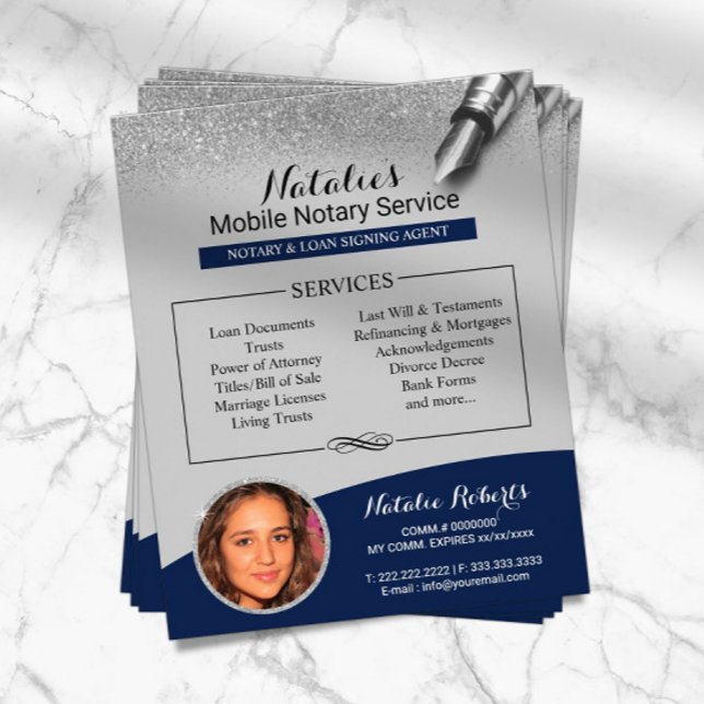 Flyer Foto de Purpurina de notario móvil de la Marina Az (Subido por el creador)