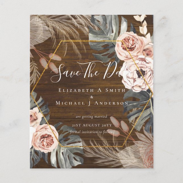 Flyer Foto del presupuesto Guardar fechas Coral de PAMPA (Frente)