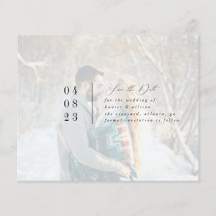 Flyer Foto moderna Guardar la fecha