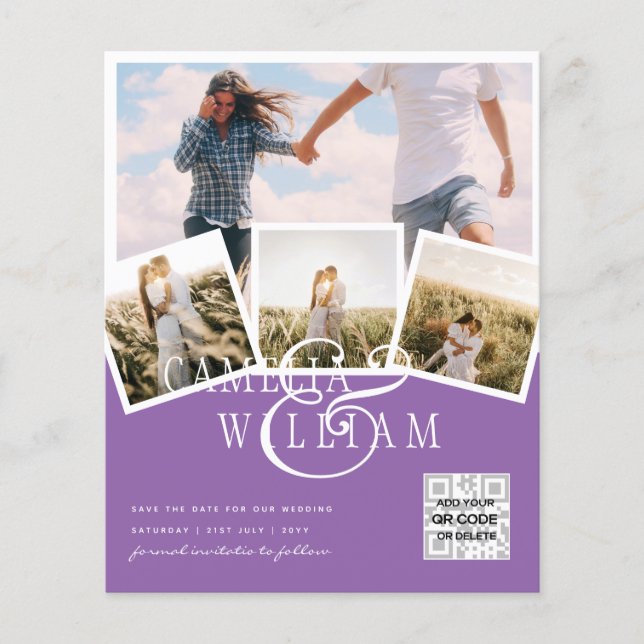 Flyer FOTO PRESUPUESTARIA Guardar fechas INVITAS - Color (Frente)