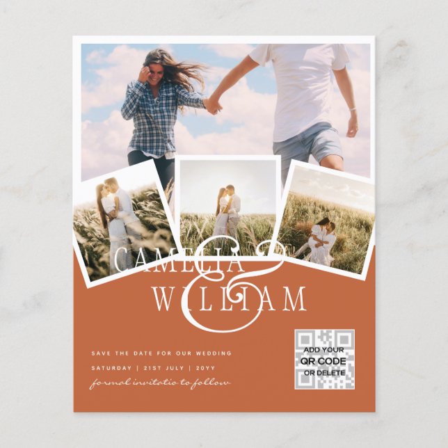 Flyer FOTO PRESUPUESTARIA Guardar fechas INVITAS - Color (Frente)