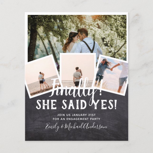 Flyer FOTO PRESUPUESTARIA Invitación INVITA A LA boda (Frente)