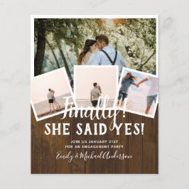 Flyer FOTO PRESUPUESTARIA Invitación INVITA A LA boda