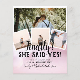 Flyer FOTO PRESUPUESTARIA Invitación INVITA A LA boda