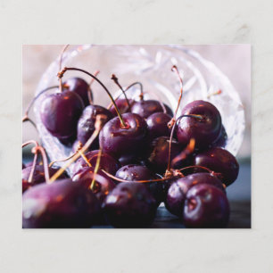 Flyer Fotografía de Cerezas Rojas Frescas