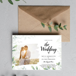 Flyer Fotografía de presupuesto Invitación a la boda Veg
