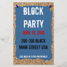 Flyer Fotografía del marco de Grunge Cork