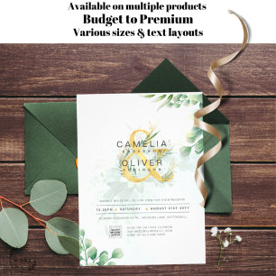Flyer FOTOGRAFÍA DEL PRESUPUESTO Boda Invitación QR CÓDI