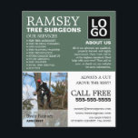 Flyer Fotografía personalizada - Cirujano árbol - Arbori<br><div class="desc">Fotografía Personalizada - Cirujano Árbol - Volantes Publicitarios Arboristas Por La Tienda De Tarjetas De Negocios.</div>