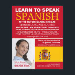 Flyer Fotografía personalizada, curso de español<br><div class="desc">Fotografía Personalizada,  Curso De Español Publicidad Volantes De La Tienda De Tarjetas De Negocios.</div>