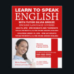 Flyer Fotografía personalizada, curso de inglés<br><div class="desc">Fotografía Personalizada,  Curso En Inglés Publicidad Volantes De La Tienda De Tarjetas De Negocios.</div>
