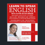 Flyer Fotografía personalizada, curso de inglés<br><div class="desc">Fotografía Personalizada,  Curso En Inglés Publicidad Volantes De La Tienda De Tarjetas De Negocios.</div>