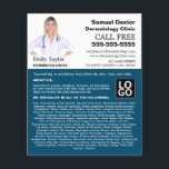 Flyer Fotografía personalizada, dermatología dermatológi<br><div class="desc">Fotografía Personalizada,  Dermatólogo,  Volantes Publicitarios De La Clínica Dermatológica Por La Tienda De Tarjetas De Negocios.</div>