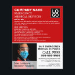 Flyer Fotografía personalizada, EMT, paramédica<br><div class="desc">Fotografía Personalizada,  EMT,  Volantes De Publicidad Paramédica Por La Tienda De Tarjetas De Negocios.</div>