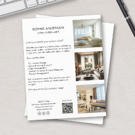 Flyer Fotos personalizados QR Code Social Media Professi