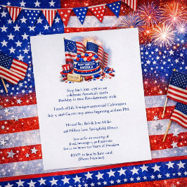 Flyer Fourth of July America's 250 Celebration 