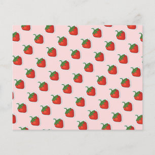 Flyer Fresa dulce rojo