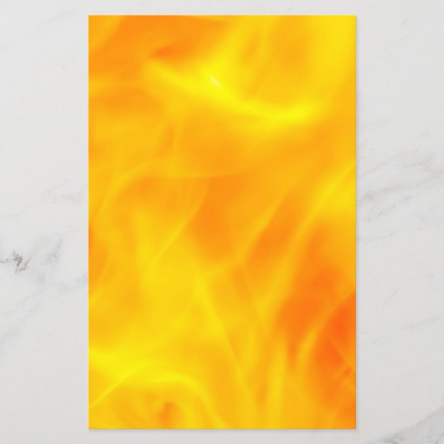 Flyer Fuego y llamas (Frente)