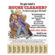 Funny Housecaning Service Home Housekeeper Promo