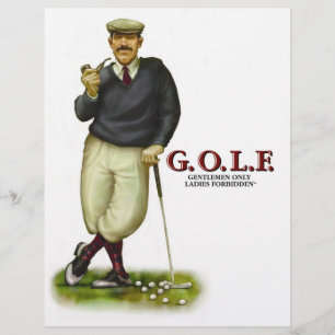 FLYER G.O.L.F. GENTLEMEN SÓLO SE PROHÍBE A LAS MUJERES