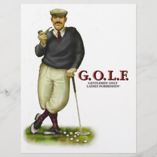 FLYER G.O.L.F. GENTLEMEN SÓLO SE PROHÍBE A LAS MUJERES