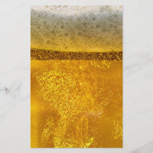 Flyer Galaxia de Cerveza a espuma cefálica celeste (Frente)