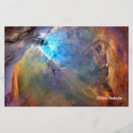 Flyer Galaxia espacial Orion Nebula