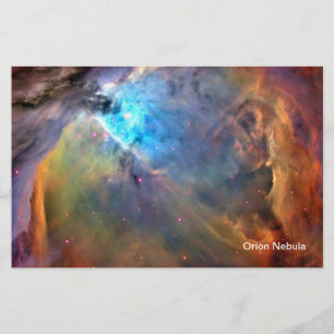 Flyer Galaxia espacial Orion Nebula