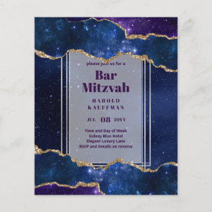 Flyer GALAXY Boys BAR MITVAH AGATE BAJO PRESUPUESTO Azul