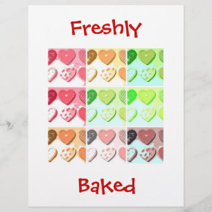 Flyer Galletas del Día de San Valentín