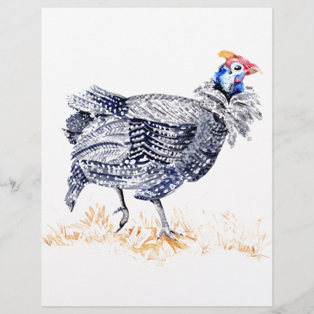 Flyer Gallina de Guinea (Frente)