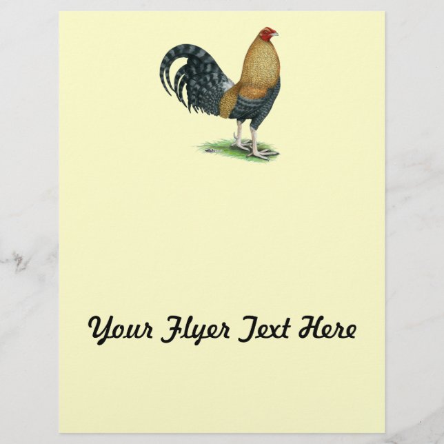 Flyer Gamecock: Dom o Crela (Frente)