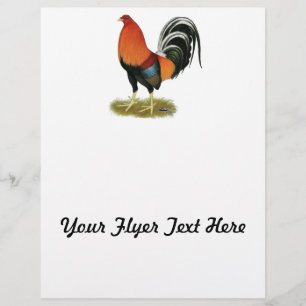 Flyer Gamecock Wheaten Rooster