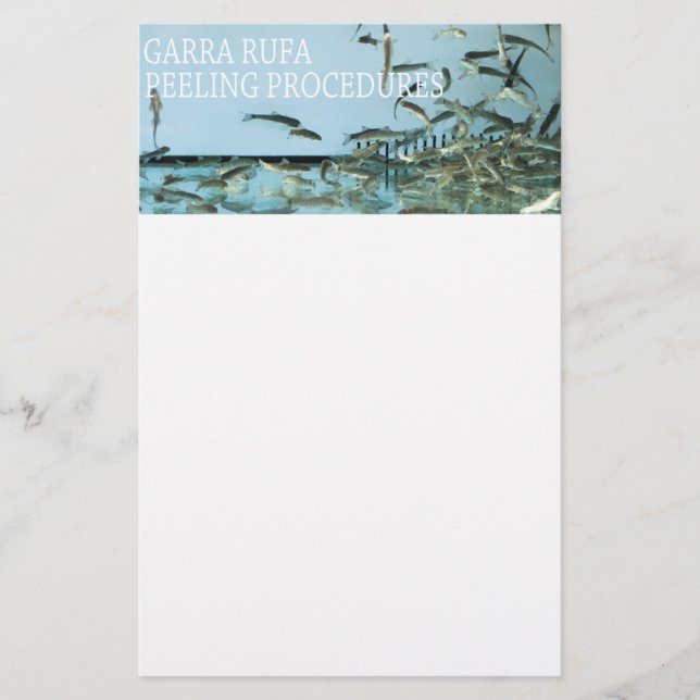 Flyer Garra rufa peeling (Frente)