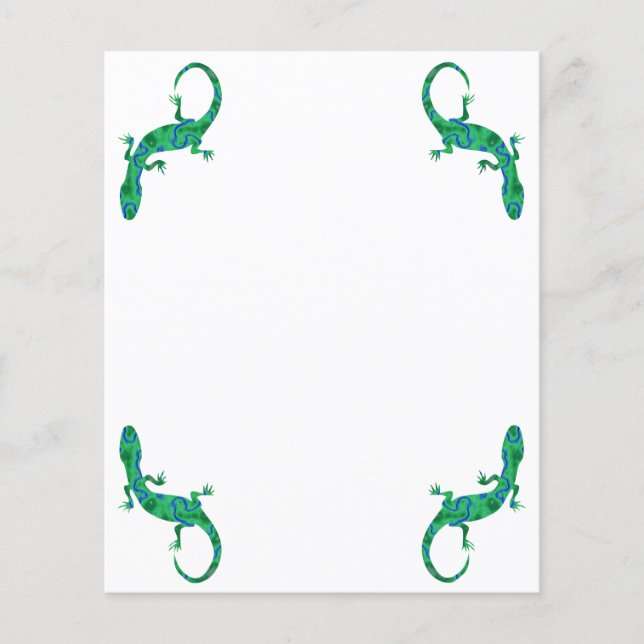 Flyer Gecko verde (Frente)