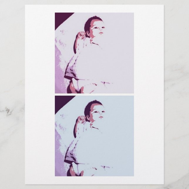 Flyer Gemelos recién nacido (Frente)