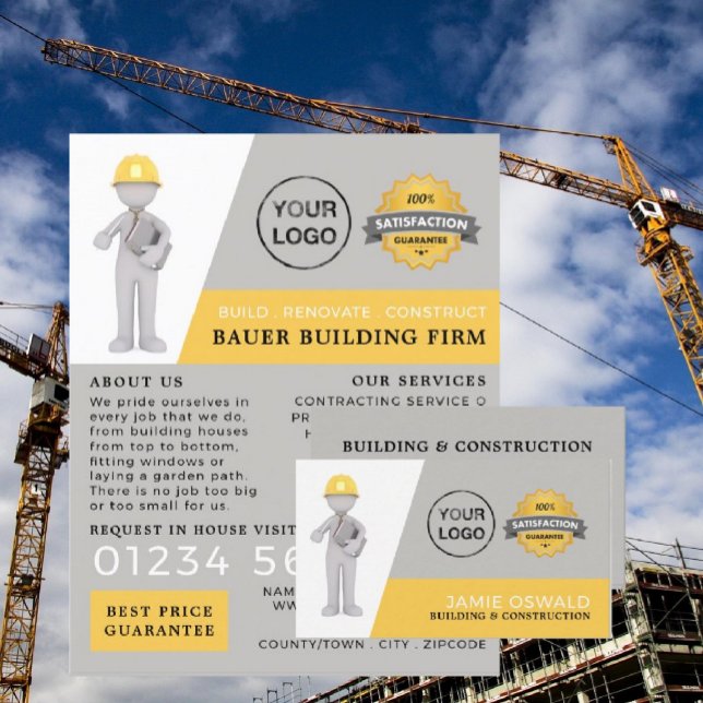 Flyer Generador maestro, empresa de construcción, anunci (Subido por el creador)