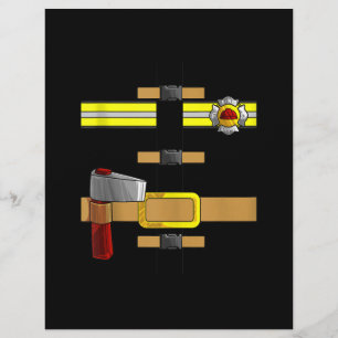 Flyer Genial Firefighter Uniforme Diy Halloween