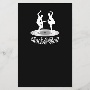 Flyer Gente bailando rock y roll