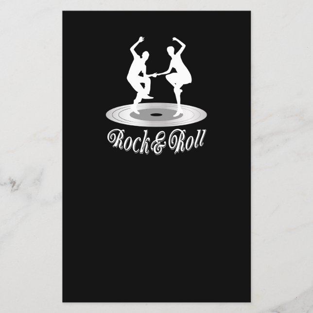Flyer Gente bailando rock y roll (Frente)
